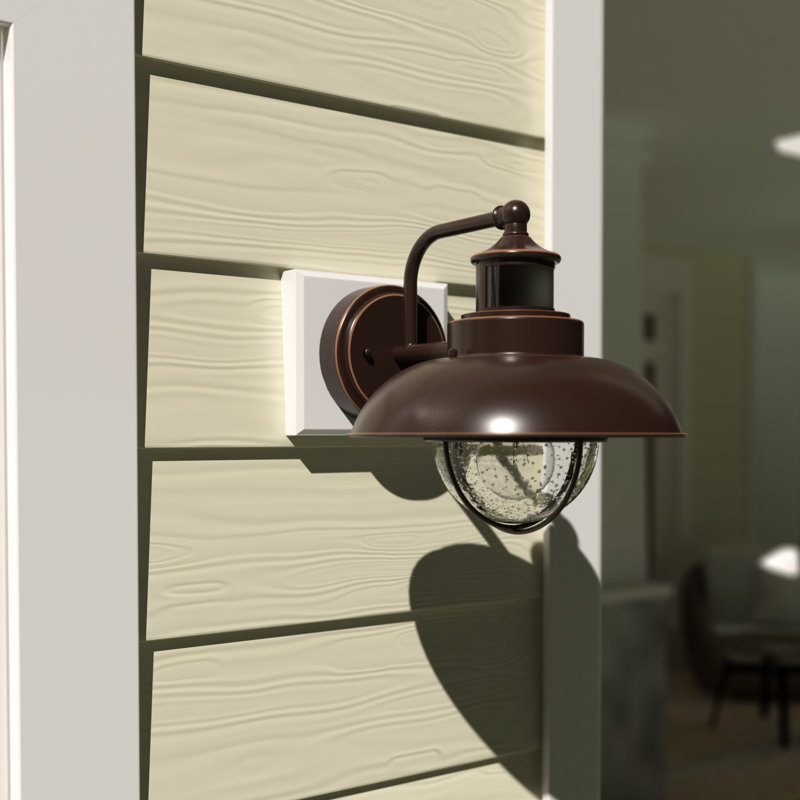 Beachcrest Home Archibald Dualux© Outdoor Barn Light with Motion Sensor